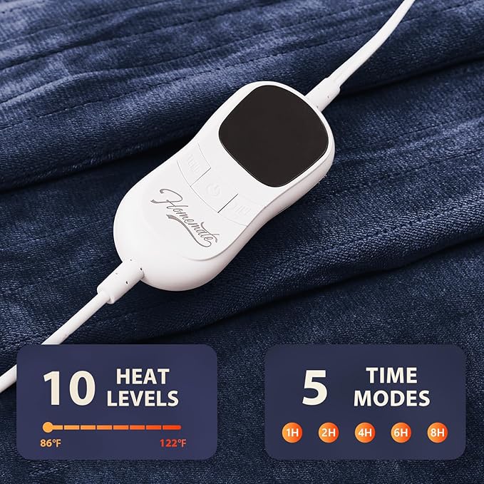 Homemate Electric Heated Blanket Queen Size - Image 4