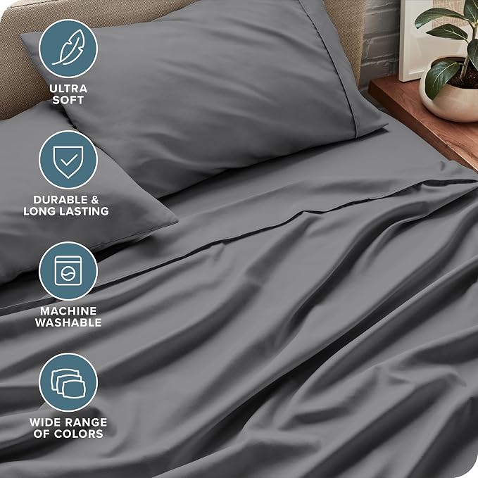 Bare Home Split King Sheet Set - Image 5