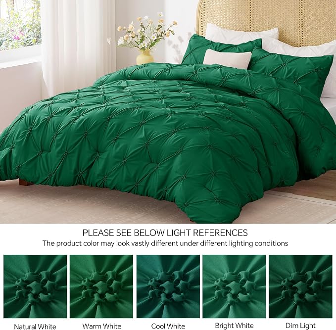 BEDELITE Forest Green Queen Comforter Set - Image 8