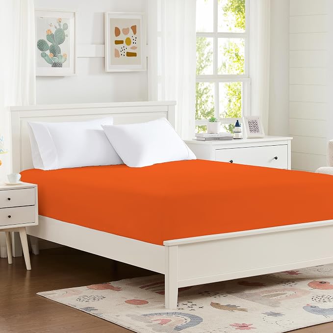 Hotella 100% Microfiber Full Size Fitted Sheet Only, Machine Washable and by Hotella