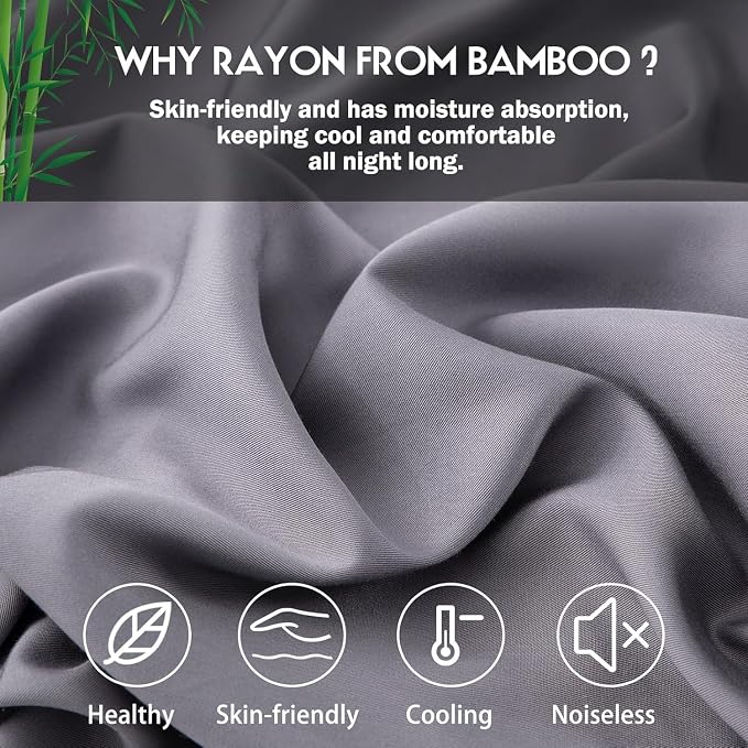 Body Pillowcase with Zipper Cooling Viscose from Bamboo Zippered Pillowcases - Image 5