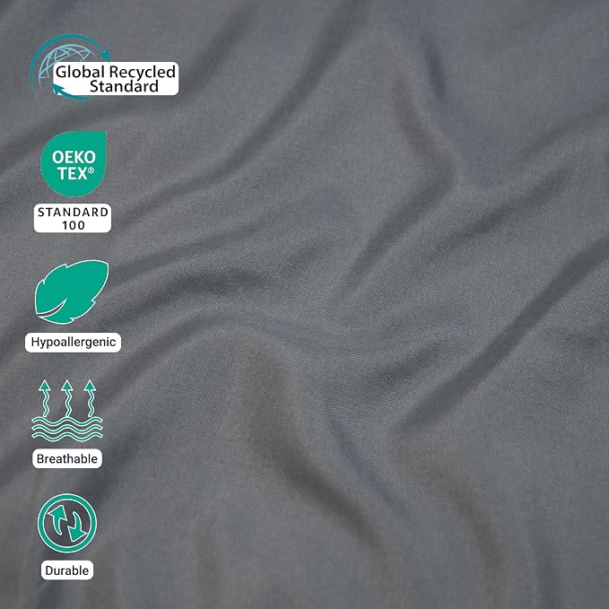 ZPECC Bulk Flat Sheets Only King Size 6 Pack, Easy Sort Top Bed Sheet by - Image 4