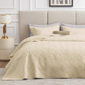 Love's cabin Twin Quilt Bedding Set Camel Bedspreads by Lovescabin