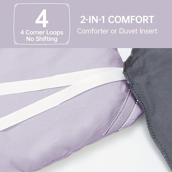 MUXHOMO Queen Comforter Set, All Season Ultra Soft Down Alternative Bedding - Image 6