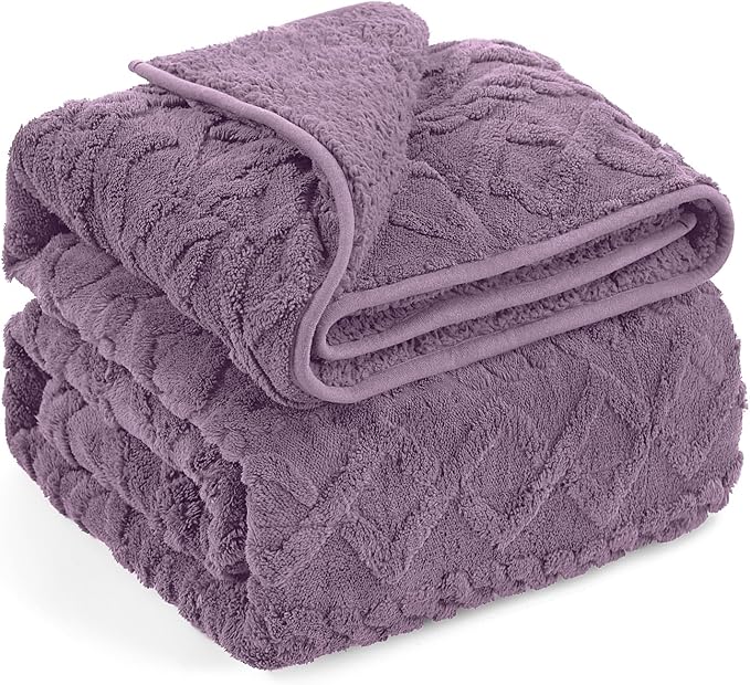Wemore Weighted Blanket for Adults Twin Size 15 lbs, Dual Sided Soft Fuzzy by WemoreDirect
