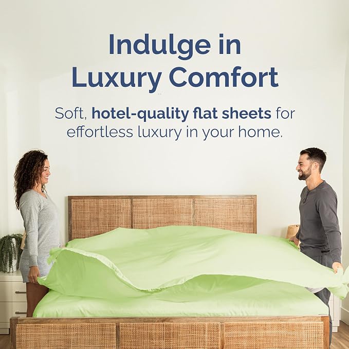 Twin XL Size Flat Sheet - Image 2