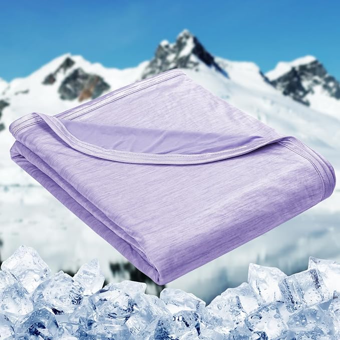 HOMFINE Cooling Blankets for Hot Sleepers by HOMFINE