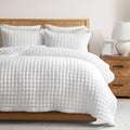 WDCOZY White King Size Quilt Bedding Sets by WDCOZY