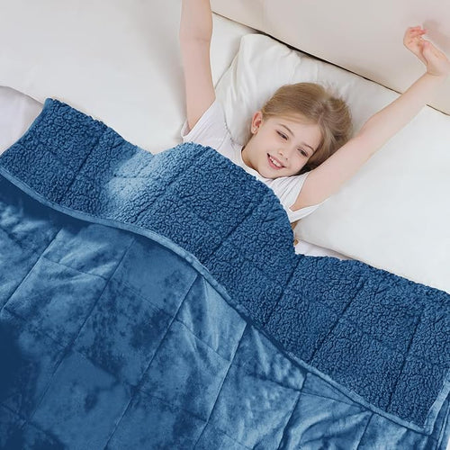 Aemicion Weighted Blanket for Adults Sherpa Fleece Heavy Blanket for Sleeping by Aemicion