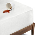 Bioweaves Organic Cotton Jersey Waterproof Mattress Protector King | 76" x 80" by BIOWEAVES