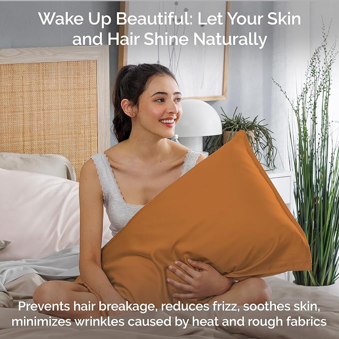 Pillow Cases King Size Set of 2 Pillowcases 100% Viscose from Bamboo Cooling - Image 5