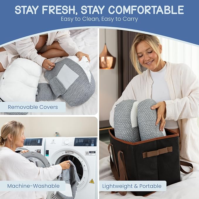 Plus Sized Pregnancy Pillow for Sleeping - Image 6