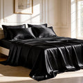 Love's cabin Satin Full Sheets Set by Lovescabin