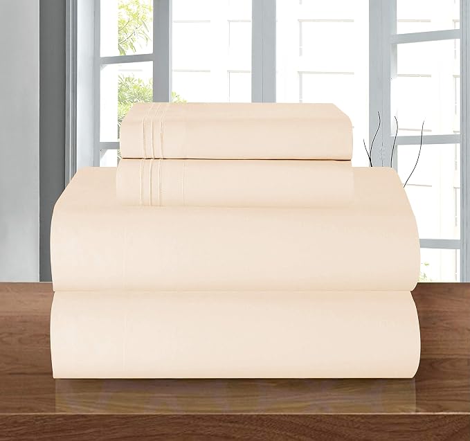 Elegant Comfort Luxury Soft 1500 Premier Egyptian 4-Piece Premium Hotel Quality by ELEGANTCOMFORT