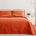 Exclusivo Mezcla Twin Quilt Bedding Set, Lightweight Burnt Orange Quilts Twin by ExclusivoMezcla