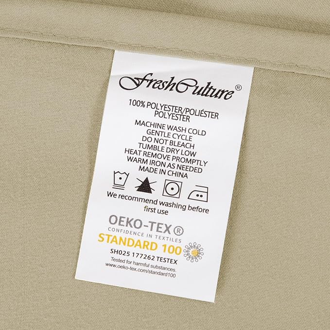 FreshCulture Full Flat Sheets Only 2 Pack - Image 7