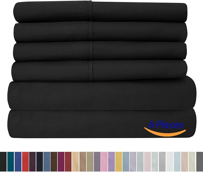 Sweet Home Collection 6 Piece 1500 Supreme Collection Brushed Microfiber Deep - Image 6
