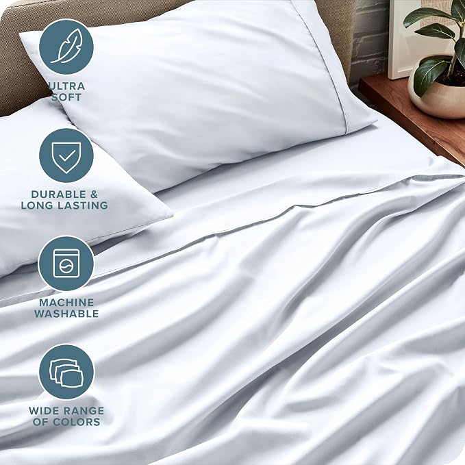 Bare Home Split California King Sheet Set - Image 5