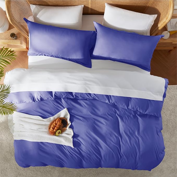Nestl Royal Blue Duvet Cover King Size - Image 5