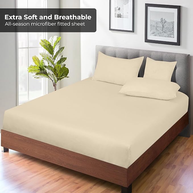 Royale Linens Fitted Sheet King - Image 4