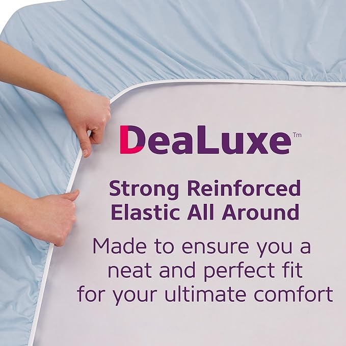 DeaLuxe Cal King Fitted Sheet Only Deep Pocket - Image 4