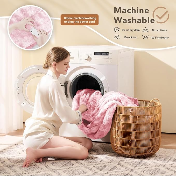 Homemate Electric Heated Blanket Queen Size - Image 7