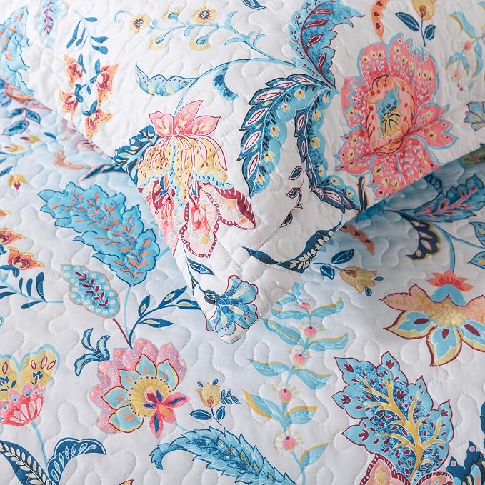 BEDIFANY Garden Cotton Filling Queen Size Quilt Set - Image 5