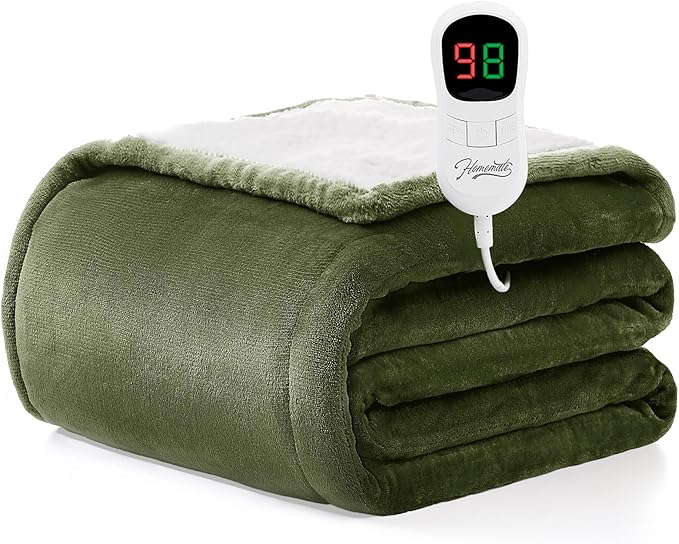 Homemate Heated Blanket Electric Throw by Homemate