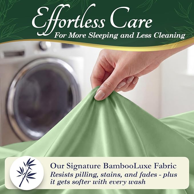 DECOLURE 100% Viscose Derived from Bamboo Sheets California King Size - Image 6
