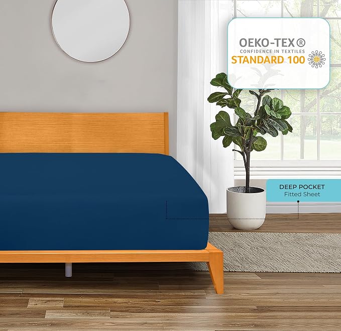 Royale Linens Fitted Sheet Queen - Image 7