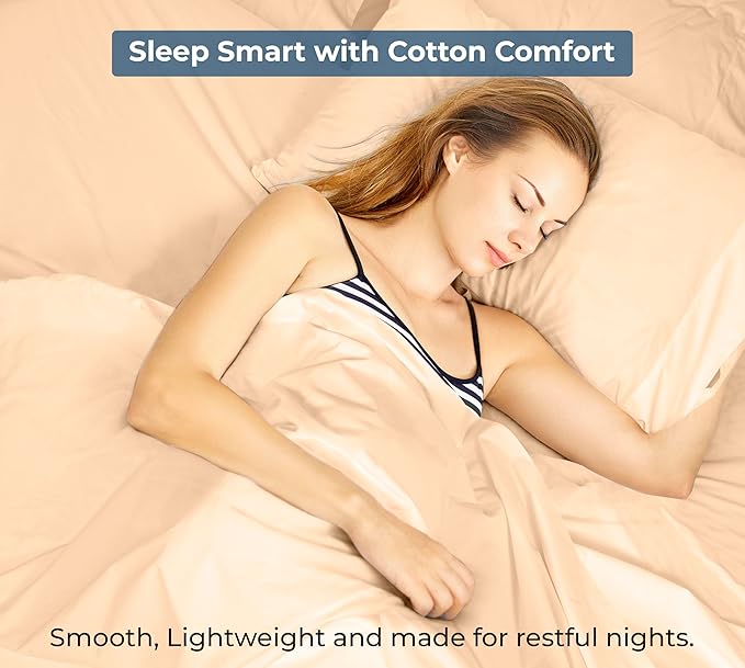 Royale Linens 100% Organic Cotton Twin XL Flat Sheet Only - Image 9