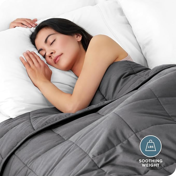 Bare Home Weighted Blanket King Size 25lb - Image 2