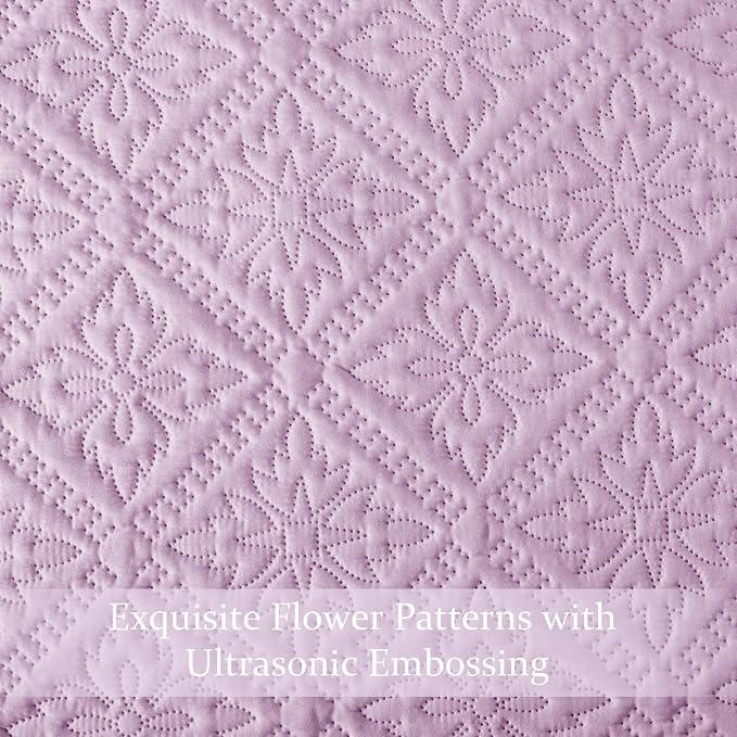 Exclusivo Mezcla Twin Quilt Bedding Set, Lightweight Soft Bedspreads Coverlets - Image 5