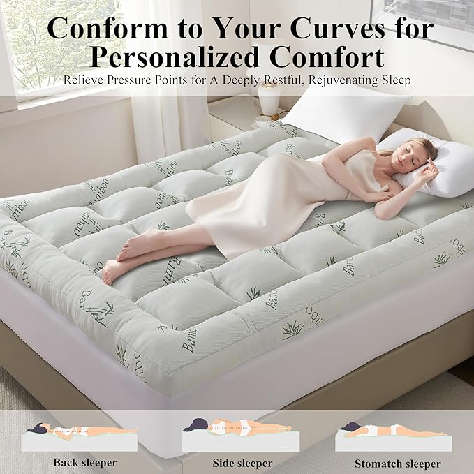 ELNIDO QUEEN® 3 Inch Memory Foam Mattress Topper King Size - Image 5