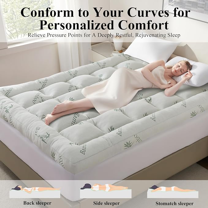 ELNIDO QUEEN® 3 Inch Memory Foam Mattress Topper Queen Size - Image 5