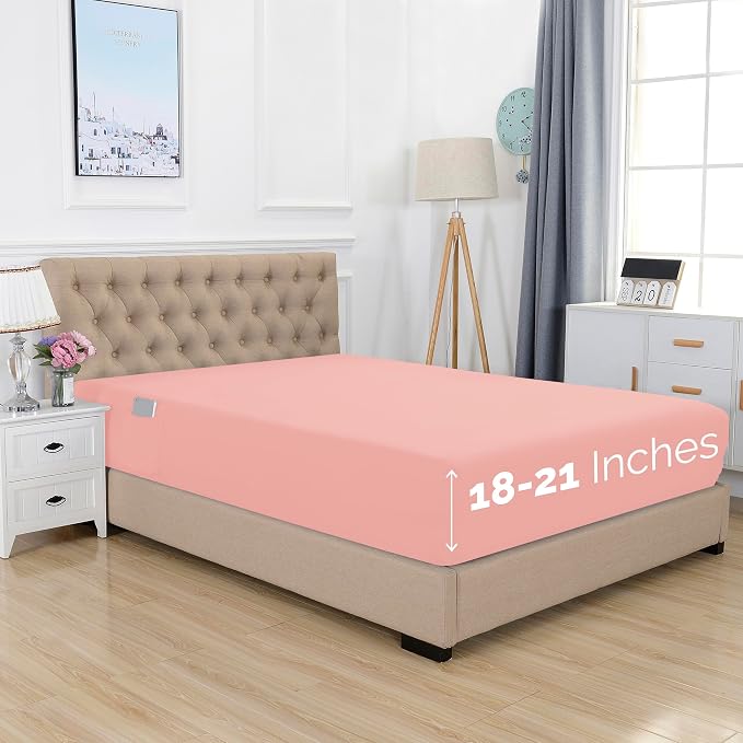 Elegant Comfort 1500 Premium Hotel Quality 18-21 Inches Deep by ELEGANTCOMFORT