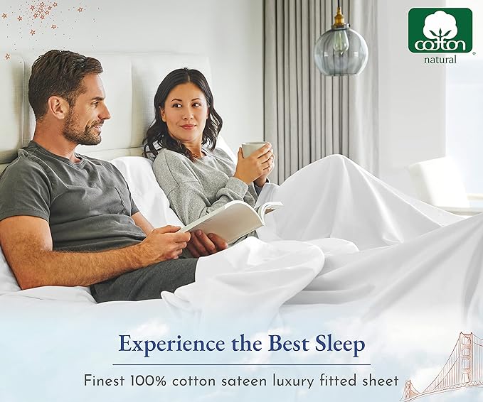 California Design Den Fitted Twin Sheets 2 Pack Only - Image 8