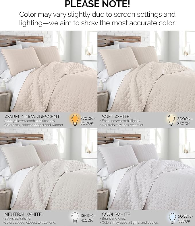 Southshore Fine Living, Inc. Quilted Summer Comforter, King Size Quilt Bedding - Image 4