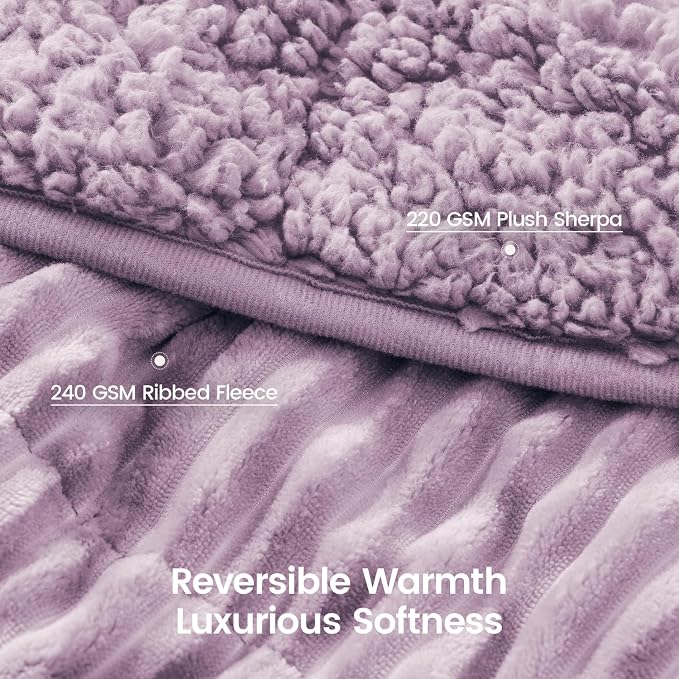 Sherpa Fleece Weighted Blanket - Image 3