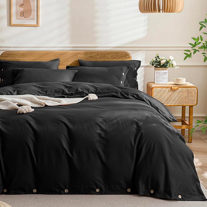 JELLYMONI Cotton Duvet Cover Cal King Size by JELLYMONI