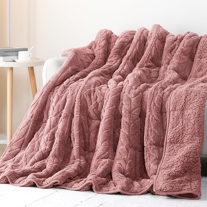 Cottonblue Jacquard Weighted Blanket 15 lbs by Cottonblue