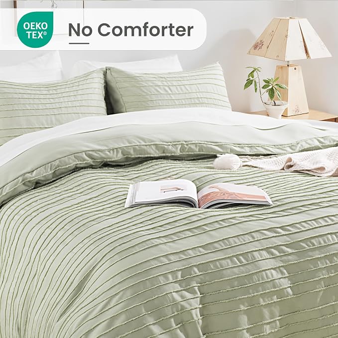NEXHOME PRO Duvet Cover King, 3 Pieces Boho Tufted Duvet Cover Set, Soft and - Image 5