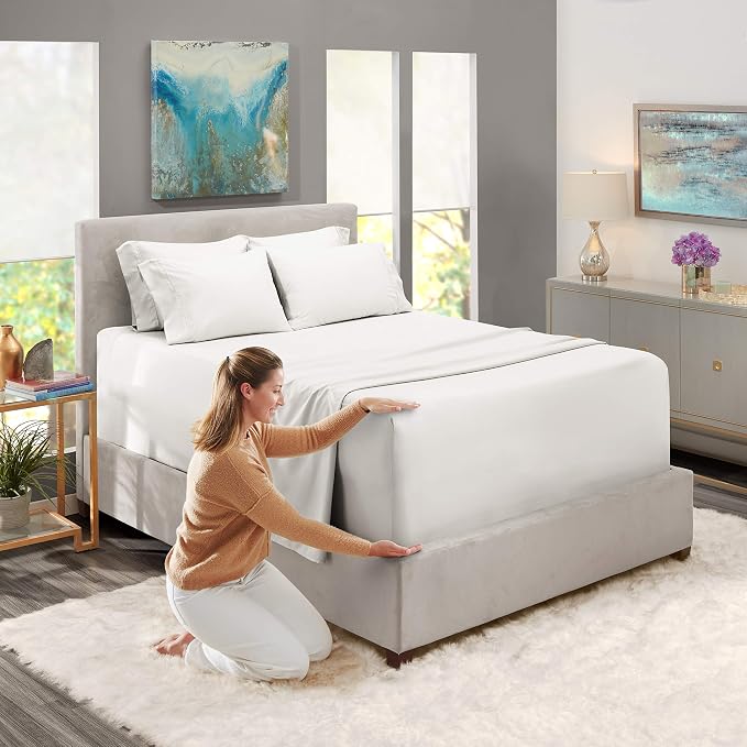 Hearth & Harbor Extra Deep Pocket Queen Sheets Sets - Image 3