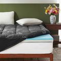 BEDLORE 4 Inch Memory Foam Mattress Topper Twin, 2-in-1 Dual Layer Design by Bedlore