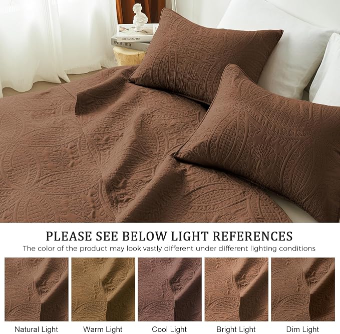 akkialla Twin Quilt Bedding Set, Lightweight Soft Bedspread Coverlet, Modern - Image 5