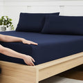 Twin Fitted Sheet Only with Full Elastic & Built in Corner Sheet Straps to by SweetHomeCollection