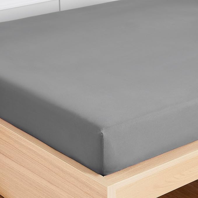 Queen Fitted Sheet Only with Full Elastic & Built in Corner Sheet Straps to - Image 4