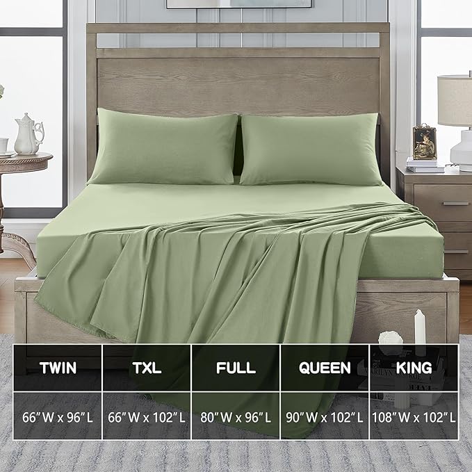 FreshCulture Full Flat Sheets Only 2 Pack - Image 5