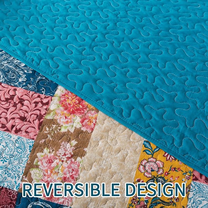 BEDIFANY Cotton Queen Quilt Set - Image 5