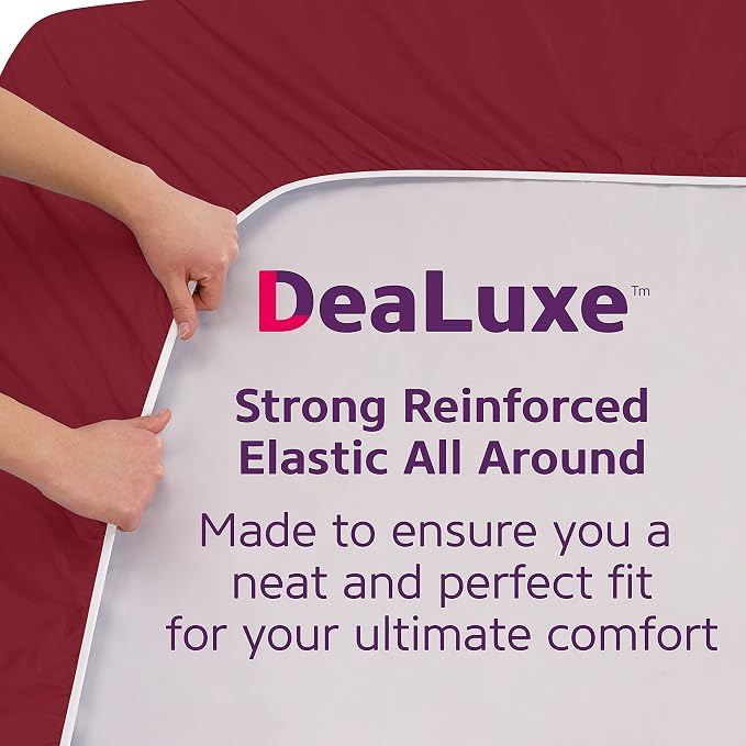 XL Twin Sheets Deep Pockets Fitted – Twin XL Fitted Sheets Only – 21” Fitted - Image 4